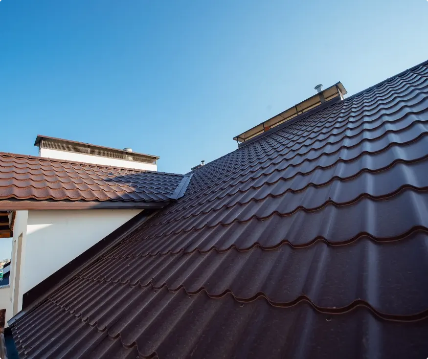 Roofing contractor team